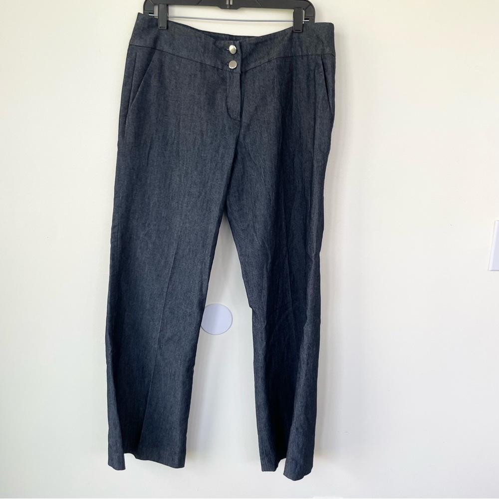 Sandro Sportwear Straight Leg Dark Blue Trousers size 12